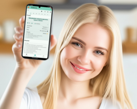 Screenshot z aplikacji Co Dziś Zjem